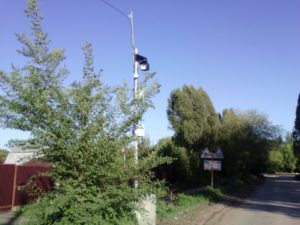 Новая камера на переезде в Зубчаниновке - май 2017.